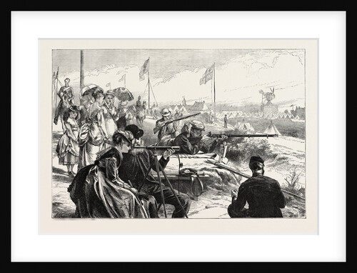 A Firing Point at Wimbledon, UK, 1870 by Anonymous