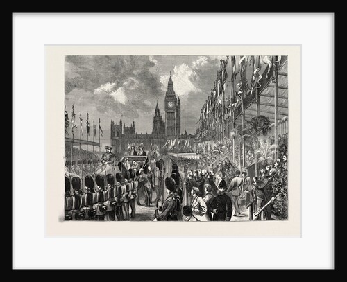 Opening of the Victoria Embankment by the Prince of Wales and Princess Louise, London, 1870 by Anonymous