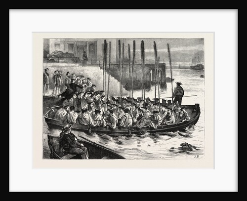 Man of War's Men at Portsmouth, UK, 1870 by Anonymous