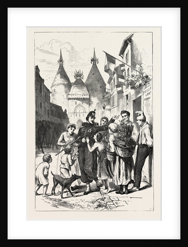 Amateur Inspection of a Soldier at Nancy, France, 1870 by Anonymous