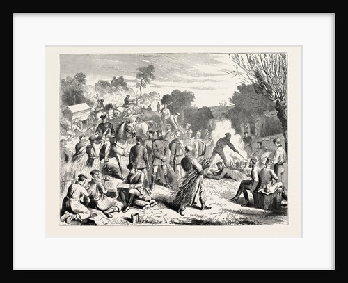 A Prussian Bivouac, 1870 by Anonymous