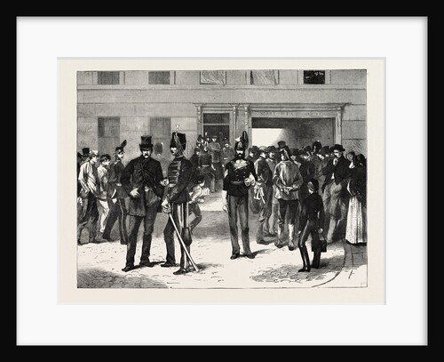 Recruiting at Westminster, London, 1870 by Anonymous