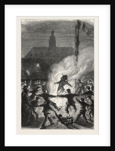 Burning the Effigy of Napoleon III, 1870 by Anonymous