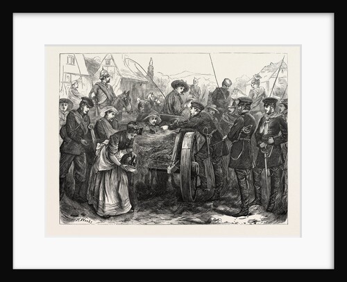 The Crown Prince Visiting the Wounded, 1870 by Anonymous