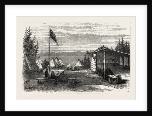 The Red River Expedition: Headquarters, Thunder Bay, 1870, Canada by Anonymous