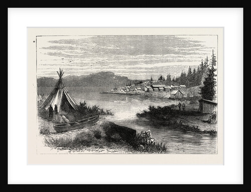 The Red River Expedition: View from Volunteer Camp, Thunder Bay, 1870, Canada by Anonymous