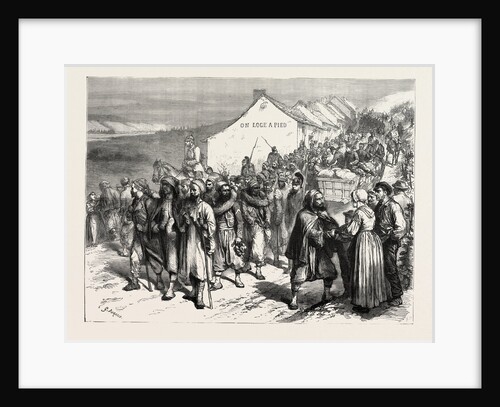 French Prisoners of War from Sedan, 1870 by Anonymous