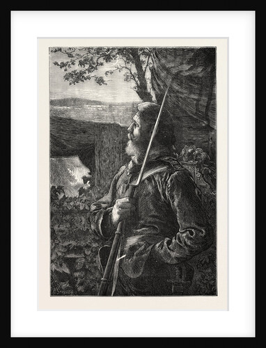 Before Paris: Sentry of the Advanced Post, 1870 by Anonymous