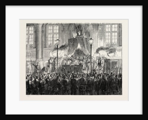 Declaring the Result of the Plebiscite in Paris, France, 1870 by Anonymous