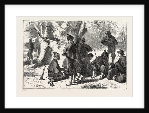 Advanced Post of Francs-Tireurs in the Forest of Orleans, 1870 by Anonymous