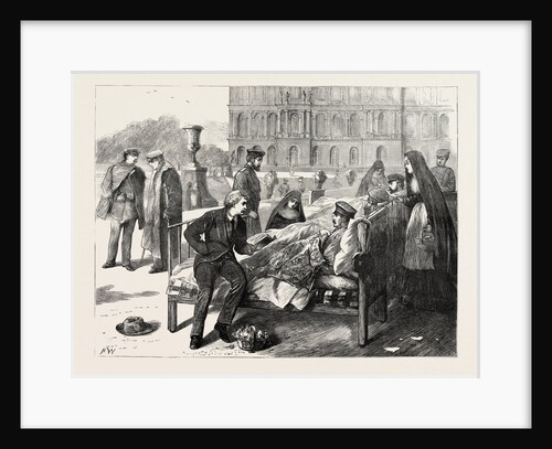 Wounded Soldiers Once More in the Sun, 1870 by Anonymous