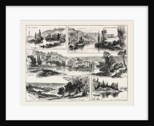 On the Seine, Near Paris, France, 1870 by Anonymous