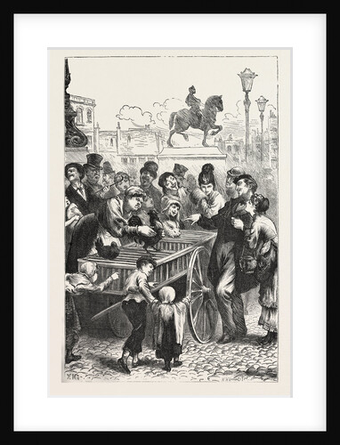 The Last Lot, Paris, France, 1870; Chicken and Rabbit by Anonymous