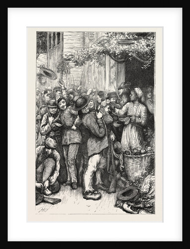Count Keratry's Breton Army: Trying on Uniforms at St. Quimper by Anonymous