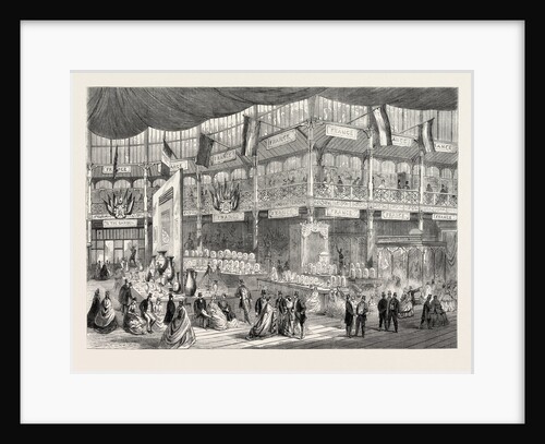 The French Court in the Dublin Exhibition, Ireland, 1865 by Anonymous