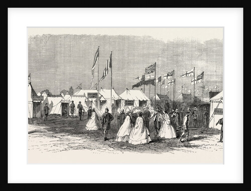 The Volunteer Camp Wimbledon: Windmill Street, UK, 1865 by Anonymous