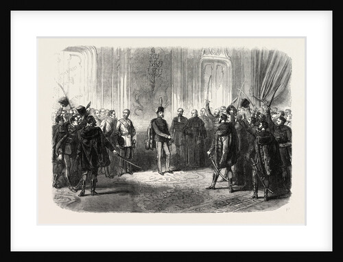 Reception of Hungarian Nobles by the Emperor of Austria at Budapest, Hungary by Anonymous