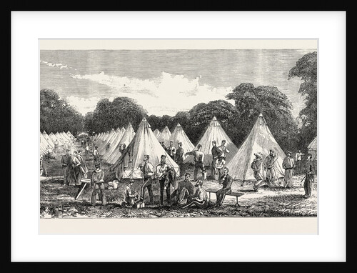 The Volunteer Artillery Camp at Shoeburyness, UK, 1865 by Anonymous