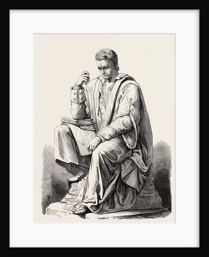 Newton Meditating on the Law of Gravitation (J. Bell, Sculptor) by Anonymous