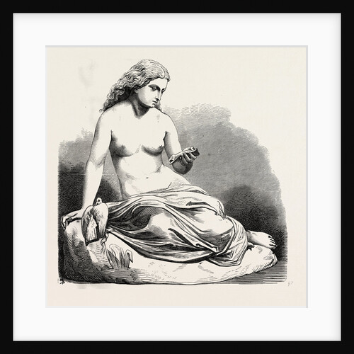 The Carrier Pigeon (W.C. Marshall, R.A., Sculptor. From the Late Exhibition of the Royal Academy, UK), 1865 by Anonymous