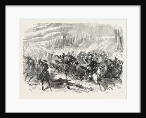 The French in Mexico: Death of Pueblita at Uruopan, 1865 by Anonymous