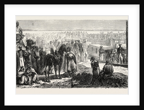 Passage of the First Vessel Through the Suez Canal, 1865 by Anonymous