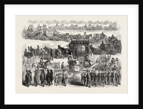Funeral of Lord Palmerston: The Procession from Cambridge House to Westminster Abbey, London, 1865 by Anonymous