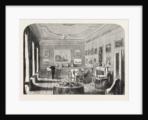 Lord Palmerston's Study at Broadlands, UK, 1865 by Anonymous