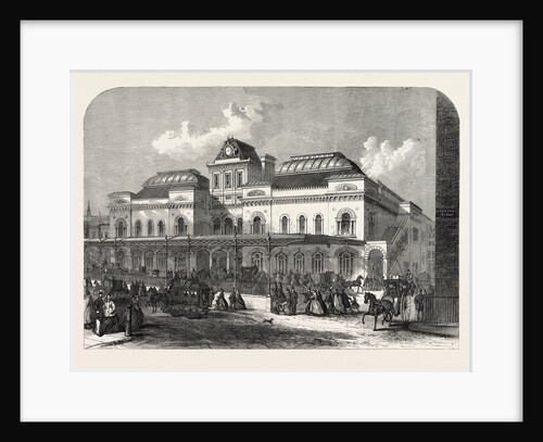 The City Terminus, in Liverpool Street, of the North London Railway, London, 1865 by Anonymous