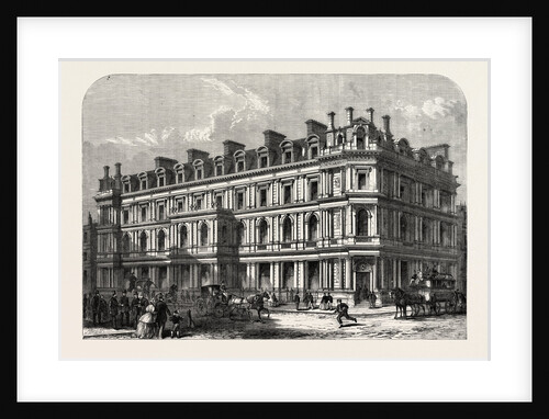 The New Union Bank Buildings, Carey Street and Chancery Lane, London, 1865 by Anonymous