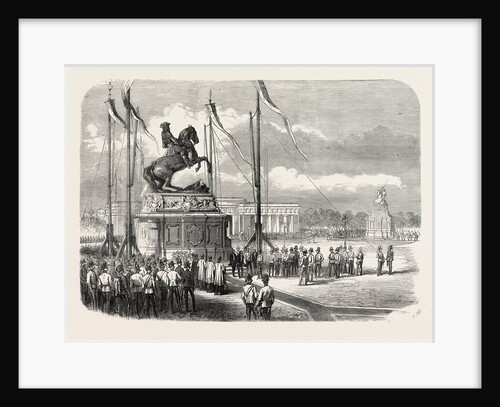 Inauguration of an Equestrian Statue of Prince Eugene at Vienna, Austria, 1865 by Anonymous
