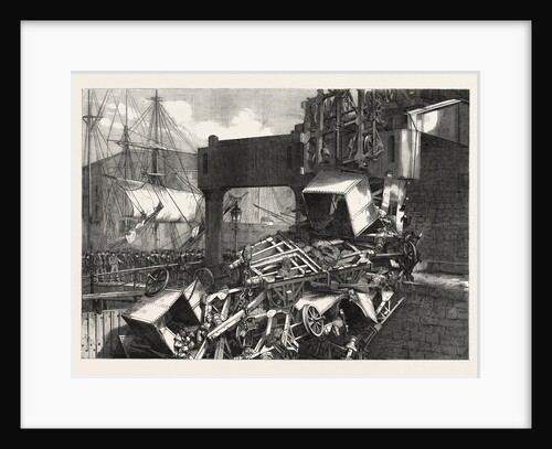 The Late Catastrophe on the Vale of Neath Railway at Swansea, UK, 1865 by Anonymous