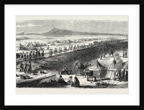 The Suez Railway: Construction of the Line, 1857 by Anonymous