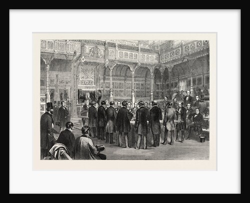 The House of Commons: Swearing-in of the Members, London, 1857 by Anonymous