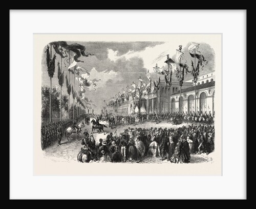 Reception of the Grand Duke Constantine at Marseilles, Marseille, France, 1857 by Anonymous