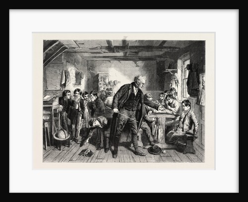 The Village School from the Painting by W.H. Knight in the Exhibition of the Royal Academy, UK, 1857 by Anonymous