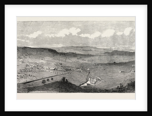 View of the Town and Fortifications of Schumla, 1854, Crimean War, Bulgaria by Anonymous