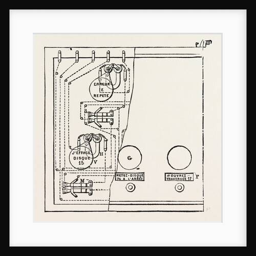 Railway Apparatus at the Paris Electrical Exhibition: Annunciator Apparatus, France, 1882 by Anonymous