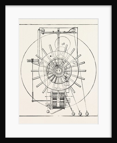Railway Apparatus at the Paris Electrical Exhibition: Guggemos's Correspondence Apparatus, Internal View, France, 1882 by Anonymous