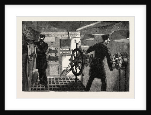 The New War Ship of the British Navy, H.M.S. Inflexible: The Conning Tower (Forward) Containing the Armor Cross, 1882 by Anonymous
