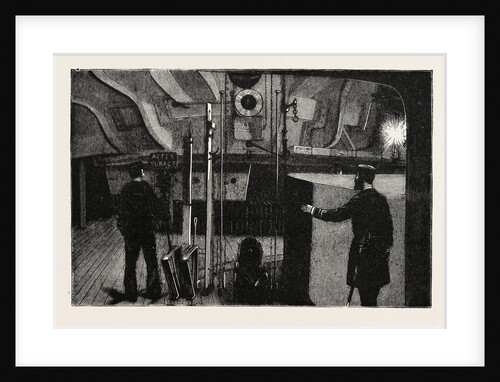 The New War Ship of the British Navy, H.M.S. Inflexible: The Turret below the Deck, Showing the Method of Loading the Guns, 1882 by Anonymous