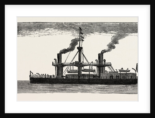 The Italian Ship Duilio, 1882 by Anonymous