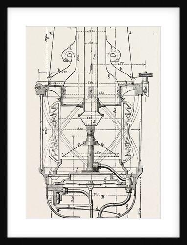 Compressed Oil Gas for Lighting Cars, Steamboats, and Buoys: Buoy Headlight, 1882 by Anonymous