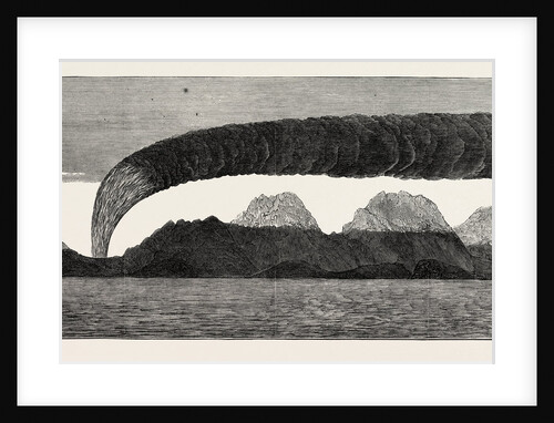 The Eruption on Mount Hecla, Iceland, Tin Fjeld by Anonymous