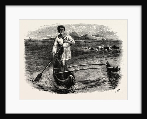 Our Boatman at Tahiti, French Polynesia, Southern Pacific Ocean by Anonymous