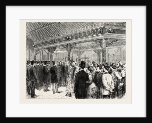 The Prince of Wales Inspecting the British Section, Paris Exhibition, France by Anonymous