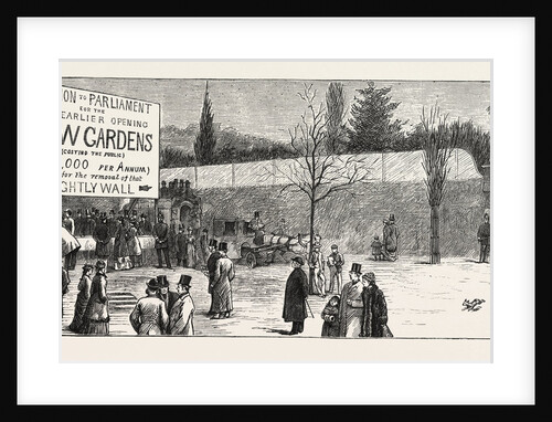 The Earlier Opening of Kew Gardens — Scene on Easter Monday Outside Cumberland Gate by Anonymous