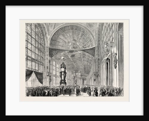 Opening of the Paris Exhibition - the Procession in the Grand Vestibule of the Avenue of Nations, France by Anonymous
