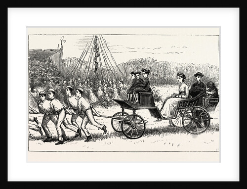 Lady Ellesmere in Her Carriage and Eight by Anonymous