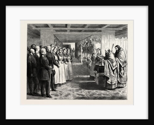 British Charitable Work in Turkey - Blessing a Floating Hospital on the Danube at Giurgevo by Anonymous